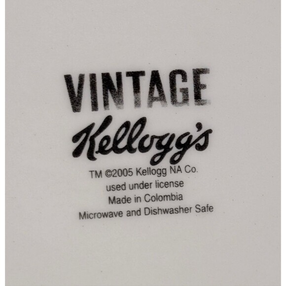 Vintage Kellogg's 100th Anniversary Corn Flakes Plate - "Send Them Back Happy" - Picture 3 of 7